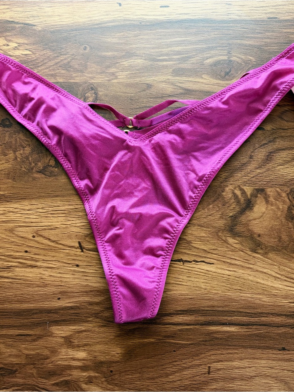 Victoria's Secret Hot Magenta High-Leg Thong